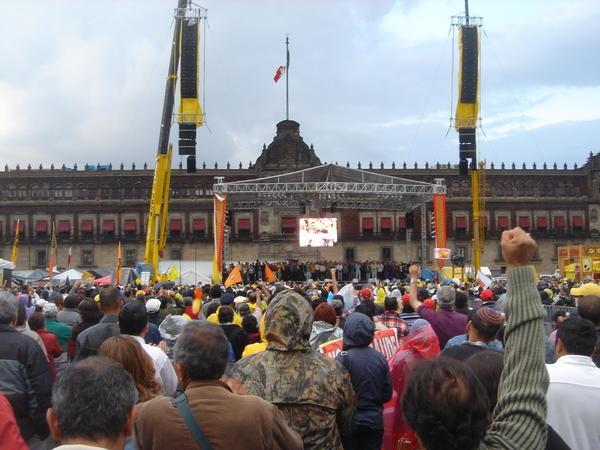 Protest in Mexico City