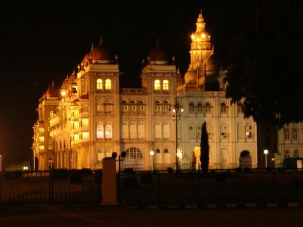 Maharaja's Palace by night
