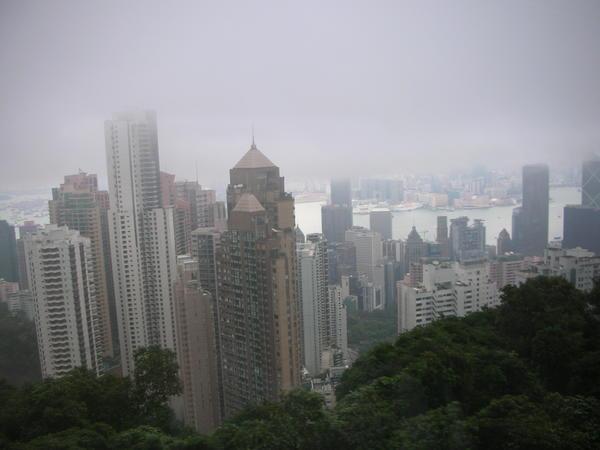 And it rained yet again when we visited the Peak...
