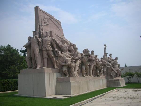 Statue, Chairman Mao Mausoleum
