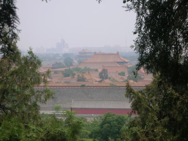 View of the Forbidden City, Jingshan Park