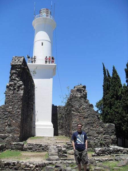 Greg, an old convent and a lighthouse. 