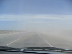 Tough desert driving
