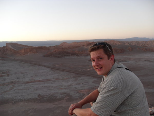 Greg chilling in the Atacama Desert