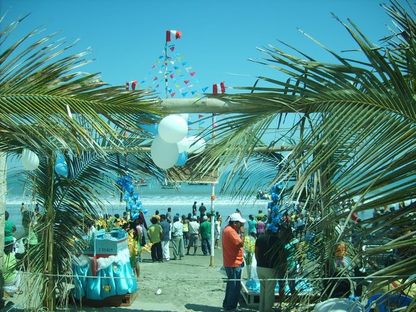 Fiesta for St Pablo by the beach