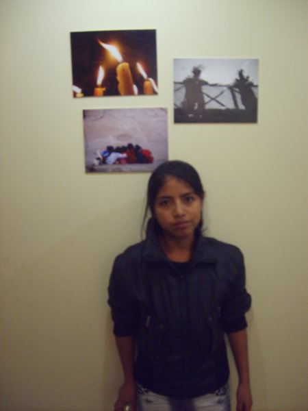 One of my IT students with her photos