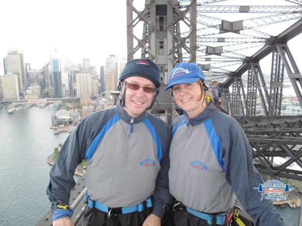 Me and Paul on the bridge climb