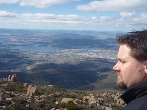 View from Mt Wellington over Hobart