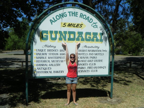 "On the road to Gundagai..."