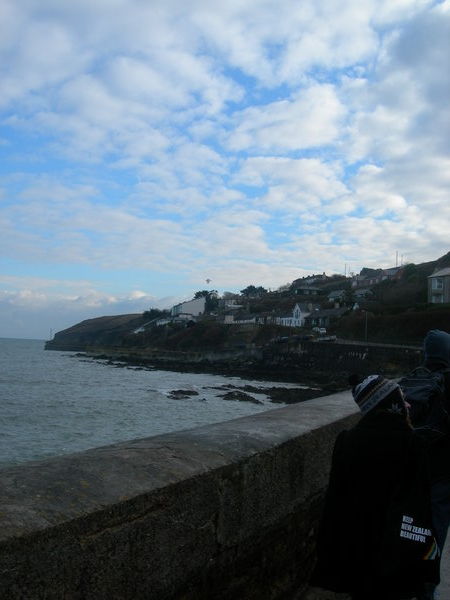 ardmore cliffside and houses