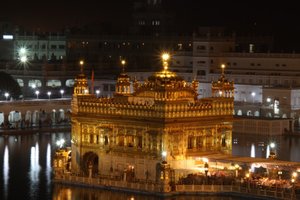 temple at night