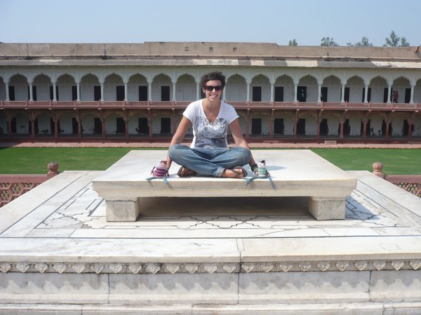 Nikki at Red Fort Agra