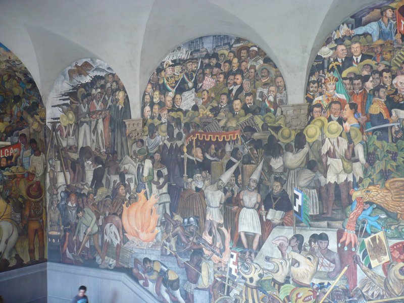Diego's Murals at the palace