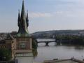 View up the Vltava River