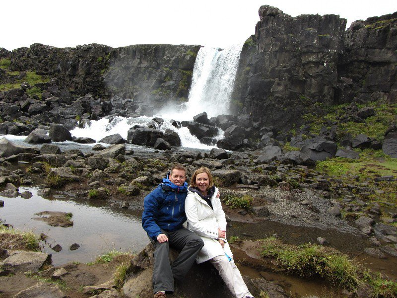 Waterfall at Thingvellir