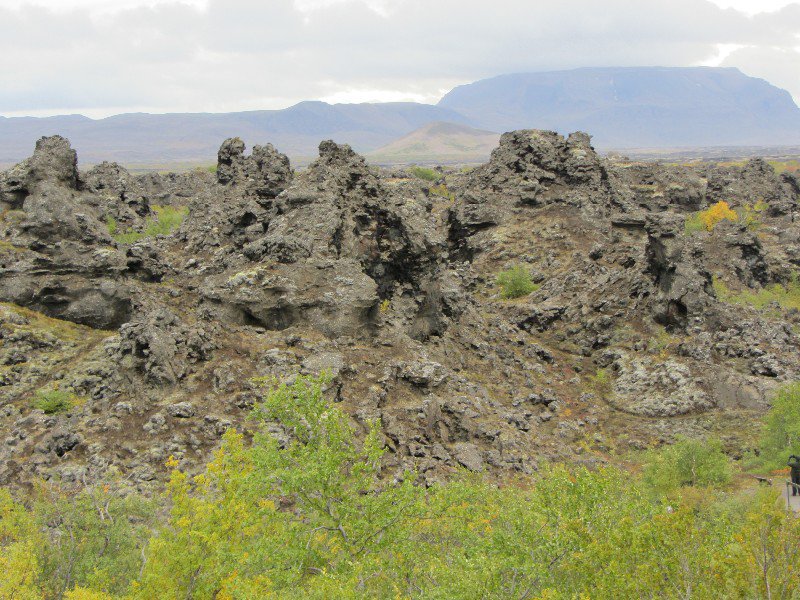 Lava fields at Dimmuborgir