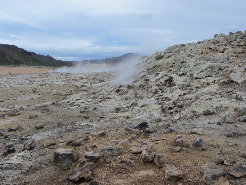 Steaming earth at Hverir