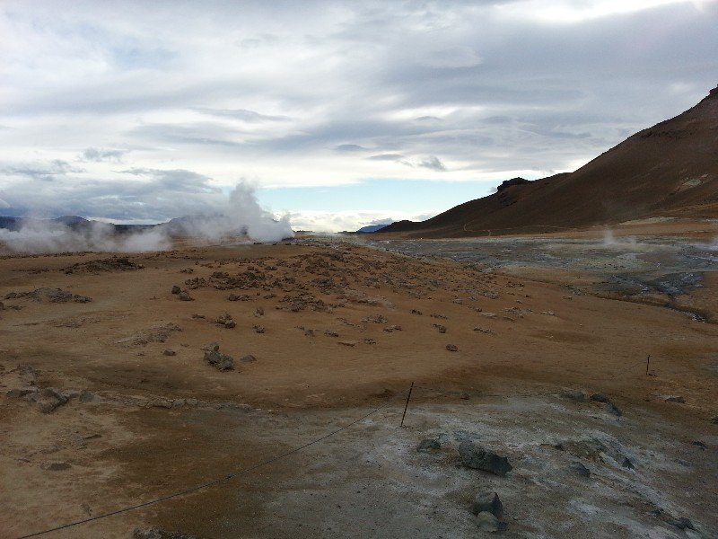 Steaming earth at Hverir