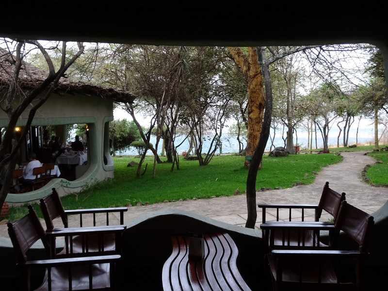 Bar patio Lake Manyara Serena Safari Lodge