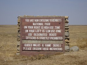 Serengeti NP entrance