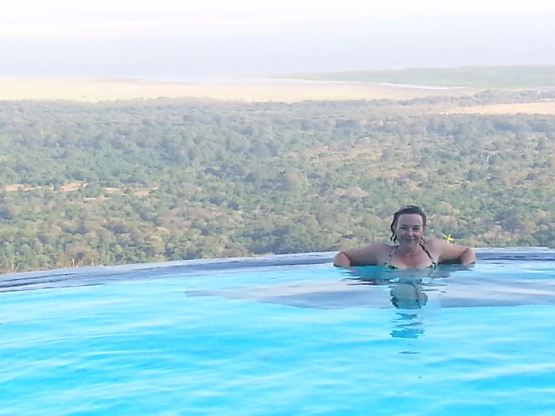 Pool Time at Lake Manyara Serena Safari Lodge
