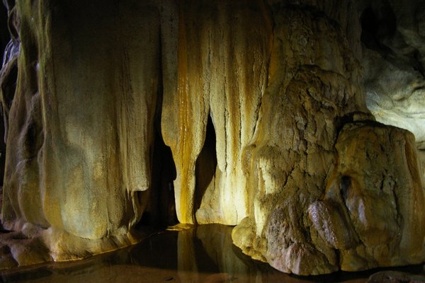 10. Formation in Deep Cave where 5-6 million bats live.