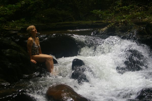 16. Our own little waterfall in the middle of the jungle. A very special place.