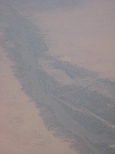 Blue Nile in the desert