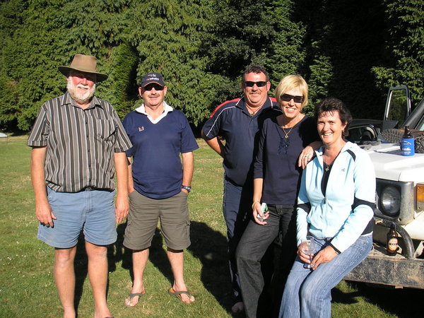 Dave, Bill, Les, Yvonne and Chris