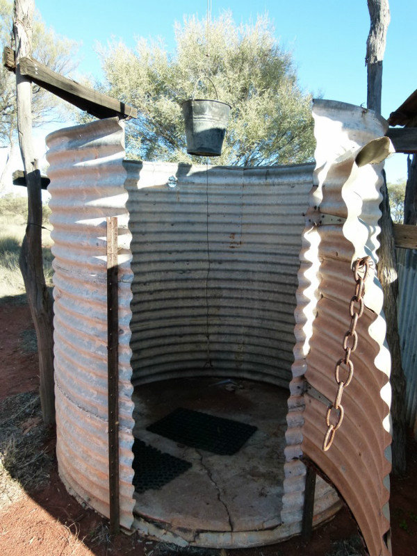 Outback shower