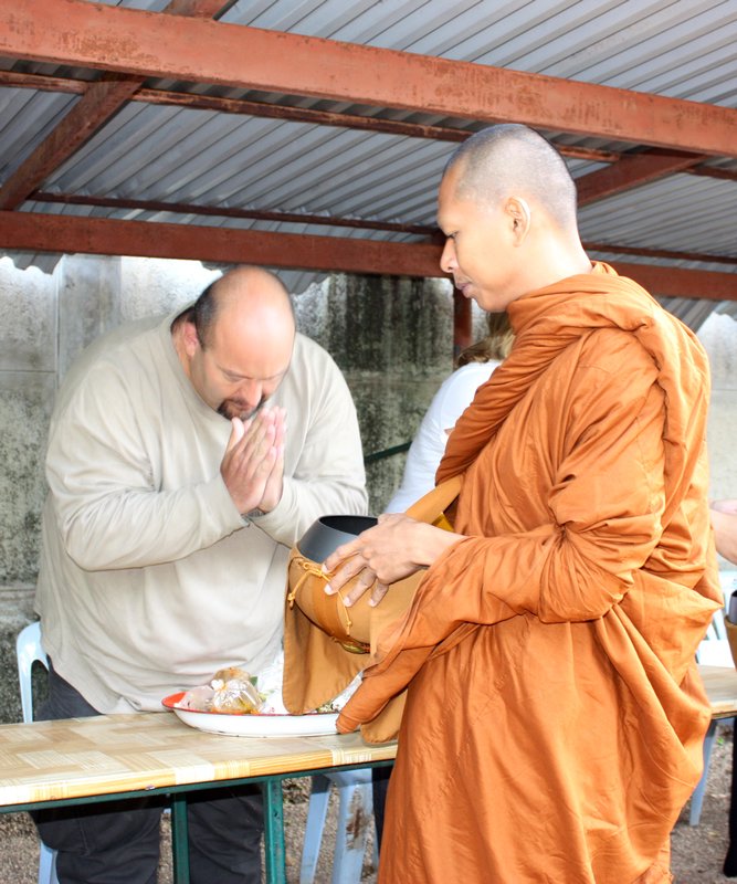 Monks At The Temple