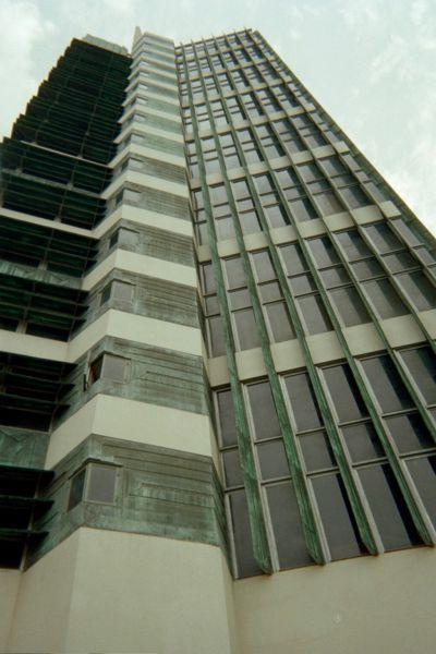 The Price Tower designed by Frank Lloyd Wright