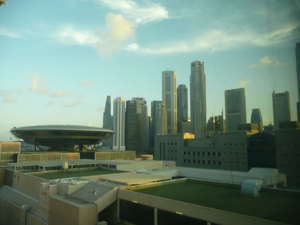Singapore skyline from my hotel