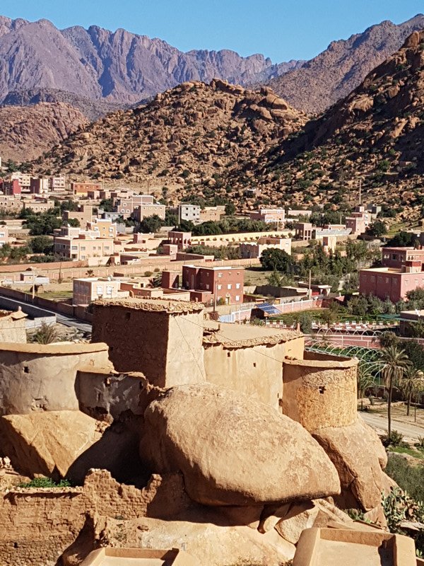 Old village on outskirts of Tafraout
