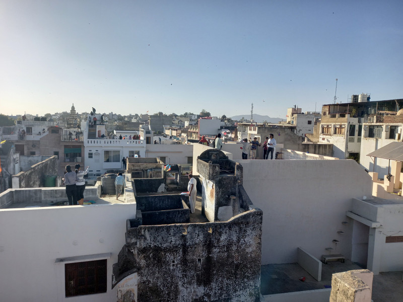 The roof top kite parties of Pushkar