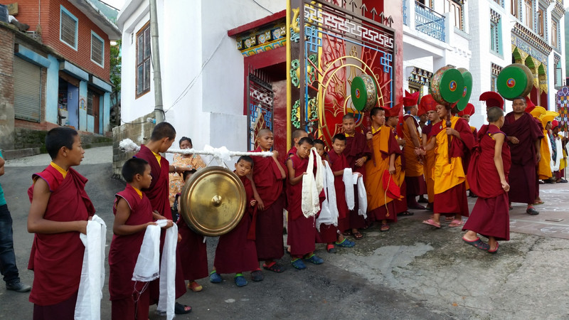 Festive occasion at one of the monasteries