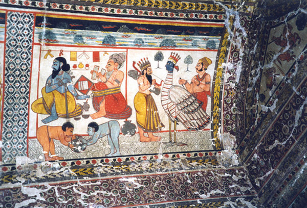 Laxmi Temple mural 2