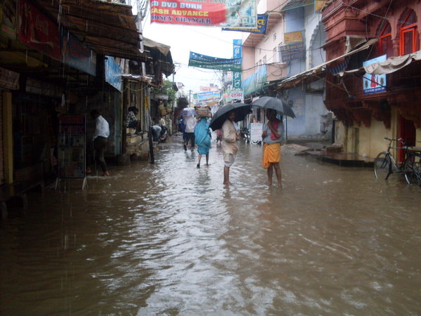 Flooded Pushkar