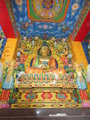 Buddha in the new temple overlooking Rewalsar