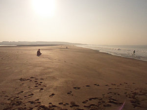 Morning at the beach at Somnath