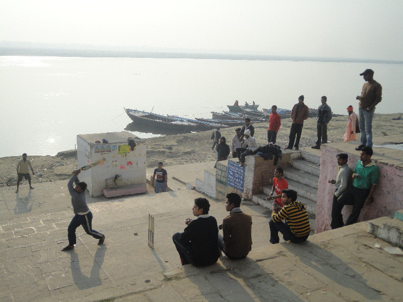 More Ganges Varanasi cricket