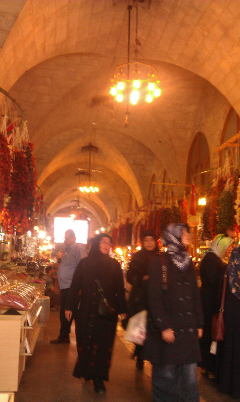 Covered market in old city