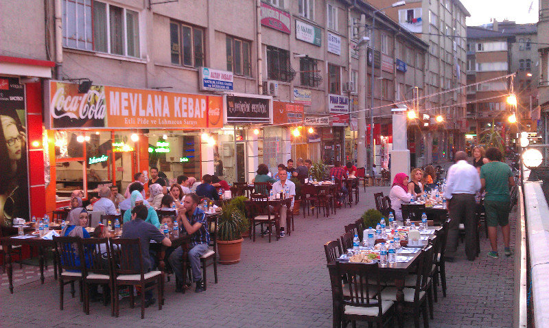 Families out for end of Ramazan in Sivas