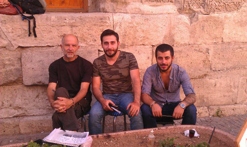 With Cagri and Hussein on last day in Sivas