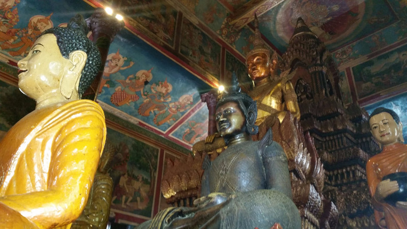 Inside the Wat Phnom