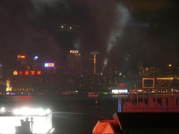 View of Kowloon from their flat