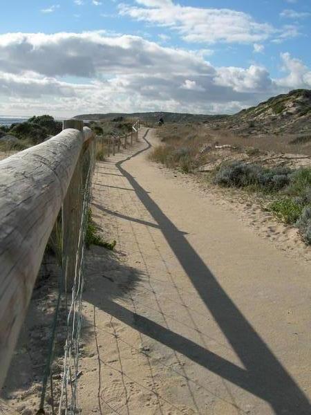 One of countless paths along the beaches