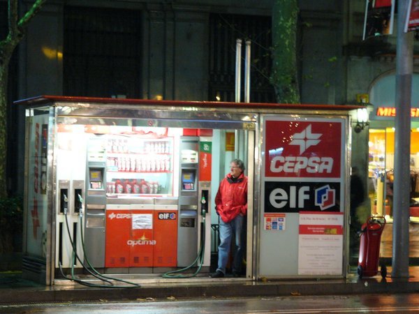 Barcelona petrol station