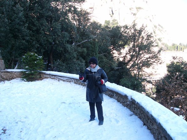 Montserrat in the snow (2)