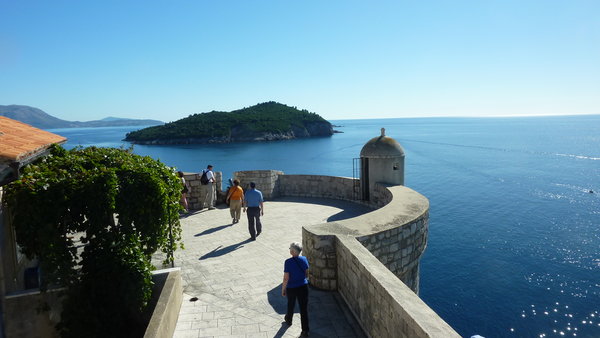 Adriatic Sea from the wall of the fort